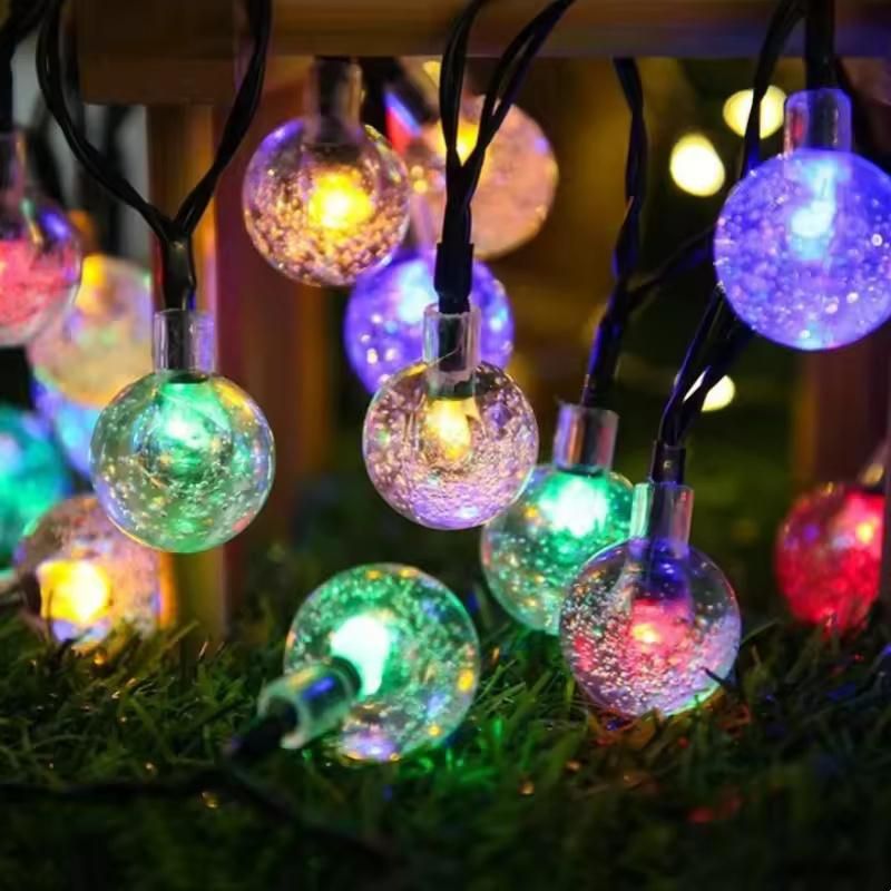 New 14 LED Crystal Bubble Ball String Fairy Lights RUPANZAL